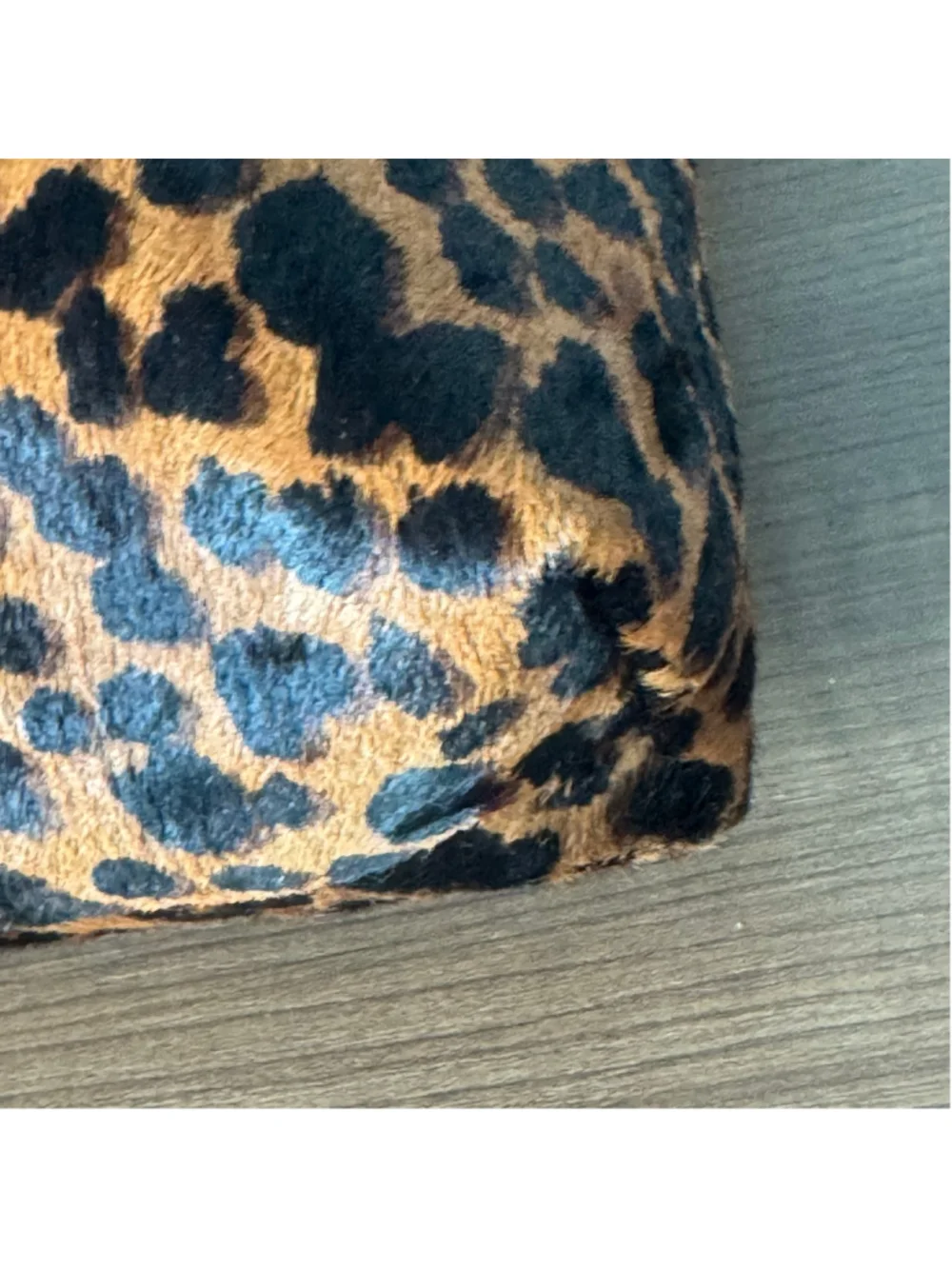 Madewell Leopard Calf Hair Leather Tote Bag Animal Print Shopper Carryall